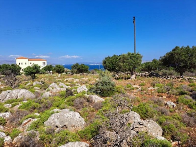 Kokkino Chorio Kreta, Kokkino Chorio: Bebaubares Grundstück mit Meerblick zu verkaufen Grundstück kaufen